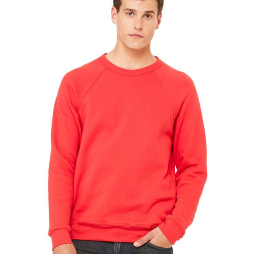 Bella + Canvas - Unisex Sponge Fleece Raglan Sweatshirt - 3901 Thumbnail