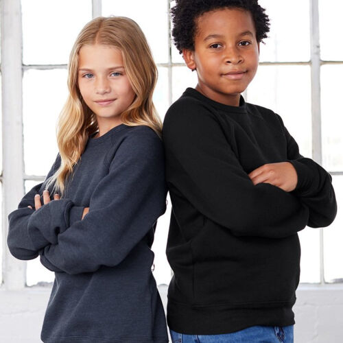 Bella + Canvas - Youth Sponge Fleece Crewneck Sweatshirt - 3901Y Thumbnail