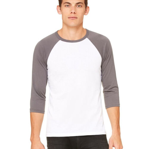 Bella + Canavs - Unisex Three-Quarter Sleeve Baseball Tee - 3200 Thumbnail