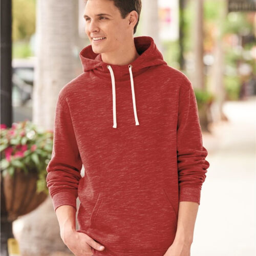 Melange Fleece Hooded Pullover Sweatshirt Thumbnail