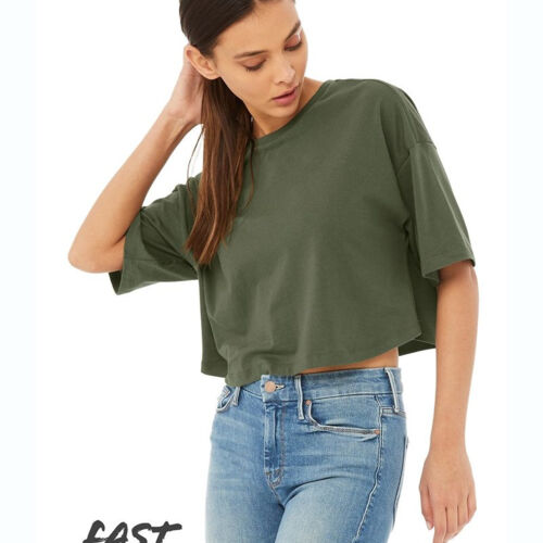 Bella + Canvas - FWD Fashion Women's Jersey Cropped Tee - 6482 Thumbnail
