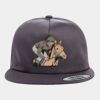Yupoong - Unstructured Five-Panel Snapback Cap - 6502 Thumbnail