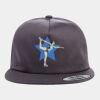 Yupoong - Unstructured Five-Panel Snapback Cap - 6502 Thumbnail