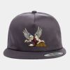 Yupoong - Unstructured Five-Panel Snapback Cap - 6502 Thumbnail