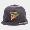 Yupoong - Unstructured Five-Panel Snapback Cap - 6502 Thumbnail