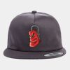 Yupoong - Unstructured Five-Panel Snapback Cap - 6502 Thumbnail