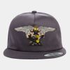 Yupoong - Unstructured Five-Panel Snapback Cap - 6502 Thumbnail
