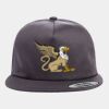 Yupoong - Unstructured Five-Panel Snapback Cap - 6502 Thumbnail
