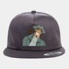 Yupoong - Unstructured Five-Panel Snapback Cap - 6502 Thumbnail