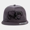 Yupoong - Unstructured Five-Panel Snapback Cap - 6502 Thumbnail
