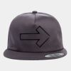 Yupoong - Unstructured Five-Panel Snapback Cap - 6502 Thumbnail