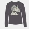 Hanes - Nano-T® Women’s Long Sleeve Scoopneck T-Shirt - S04LS Thumbnail