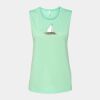 Bella + Canvas - Women's Flowy Scoop Muscle Tank - 8803 Thumbnail