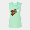 Bella + Canvas - Women's Flowy Scoop Muscle Tank - 8803 Thumbnail