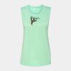Bella + Canvas - Women's Flowy Scoop Muscle Tank - 8803 Thumbnail