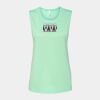 Bella + Canvas - Women's Flowy Scoop Muscle Tank - 8803 Thumbnail