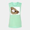 Bella + Canvas - Women's Flowy Scoop Muscle Tank - 8803 Thumbnail