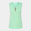 Bella + Canvas - Women's Flowy Scoop Muscle Tank - 8803 Thumbnail