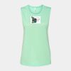 Bella + Canvas - Women's Flowy Scoop Muscle Tank - 8803 Thumbnail