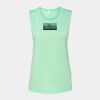 Bella + Canvas - Women's Flowy Scoop Muscle Tank - 8803 Thumbnail
