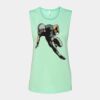 Bella + Canvas - Women's Flowy Scoop Muscle Tank - 8803 Thumbnail