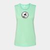 Bella + Canvas - Women's Flowy Scoop Muscle Tank - 8803 Thumbnail