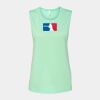 Bella + Canvas - Women's Flowy Scoop Muscle Tank - 8803 Thumbnail