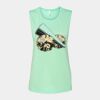 Bella + Canvas - Women's Flowy Scoop Muscle Tank - 8803 Thumbnail