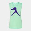 Bella + Canvas - Women's Flowy Scoop Muscle Tank - 8803 Thumbnail