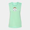 Bella + Canvas - Women's Flowy Scoop Muscle Tank - 8803 Thumbnail
