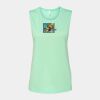 Bella + Canvas - Women's Flowy Scoop Muscle Tank - 8803 Thumbnail