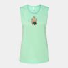 Bella + Canvas - Women's Flowy Scoop Muscle Tank - 8803 Thumbnail