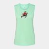 Bella + Canvas - Women's Flowy Scoop Muscle Tank - 8803 Thumbnail