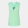 Bella + Canvas - Women's Flowy Scoop Muscle Tank - 8803 Thumbnail