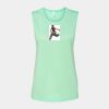 Bella + Canvas - Women's Flowy Scoop Muscle Tank - 8803 Thumbnail