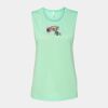 Bella + Canvas - Women's Flowy Scoop Muscle Tank - 8803 Thumbnail