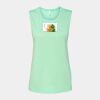 Bella + Canvas - Women's Flowy Scoop Muscle Tank - 8803 Thumbnail