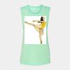 Bella + Canvas - Women's Flowy Scoop Muscle Tank - 8803 Thumbnail