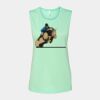 Bella + Canvas - Women's Flowy Scoop Muscle Tank - 8803 Thumbnail