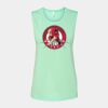Bella + Canvas - Women's Flowy Scoop Muscle Tank - 8803 Thumbnail