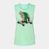 Bella + Canvas - Women's Flowy Scoop Muscle Tank - 8803 Thumbnail