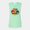 Bella + Canvas - Women's Flowy Scoop Muscle Tank - 8803 Thumbnail