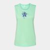 Bella + Canvas - Women's Flowy Scoop Muscle Tank - 8803 Thumbnail