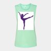 Bella + Canvas - Women's Flowy Scoop Muscle Tank - 8803 Thumbnail