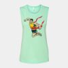 Bella + Canvas - Women's Flowy Scoop Muscle Tank - 8803 Thumbnail
