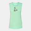 Bella + Canvas - Women's Flowy Scoop Muscle Tank - 8803 Thumbnail