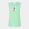 Bella + Canvas - Women's Flowy Scoop Muscle Tank - 8803 Thumbnail