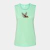 Bella + Canvas - Women's Flowy Scoop Muscle Tank - 8803 Thumbnail