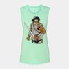 Bella + Canvas - Women's Flowy Scoop Muscle Tank - 8803 Thumbnail