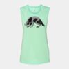 Bella + Canvas - Women's Flowy Scoop Muscle Tank - 8803 Thumbnail